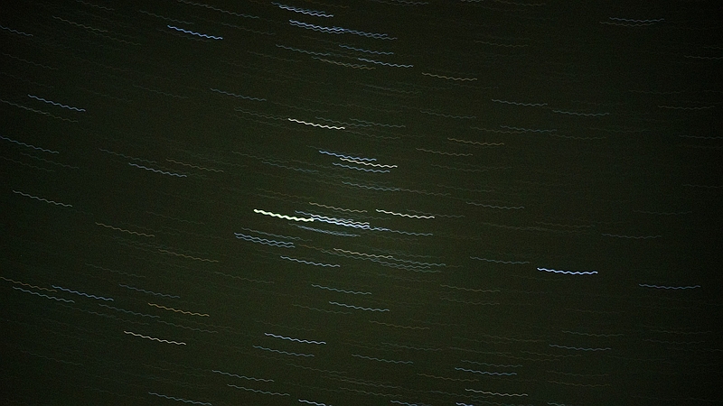 Strichspur-Aufnahme des Sternenhimmels am 05.11.2016